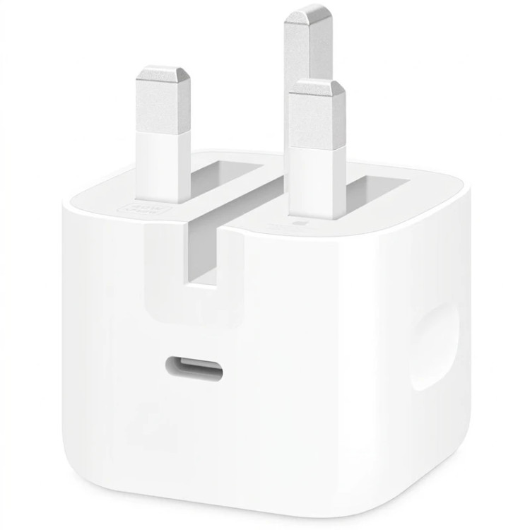 شارژر دیواری 40 وات اپل مدل Dynamic، اتصال سه پین، درگاه خروجی USB-C، دارای قابلیت شارژ سریع