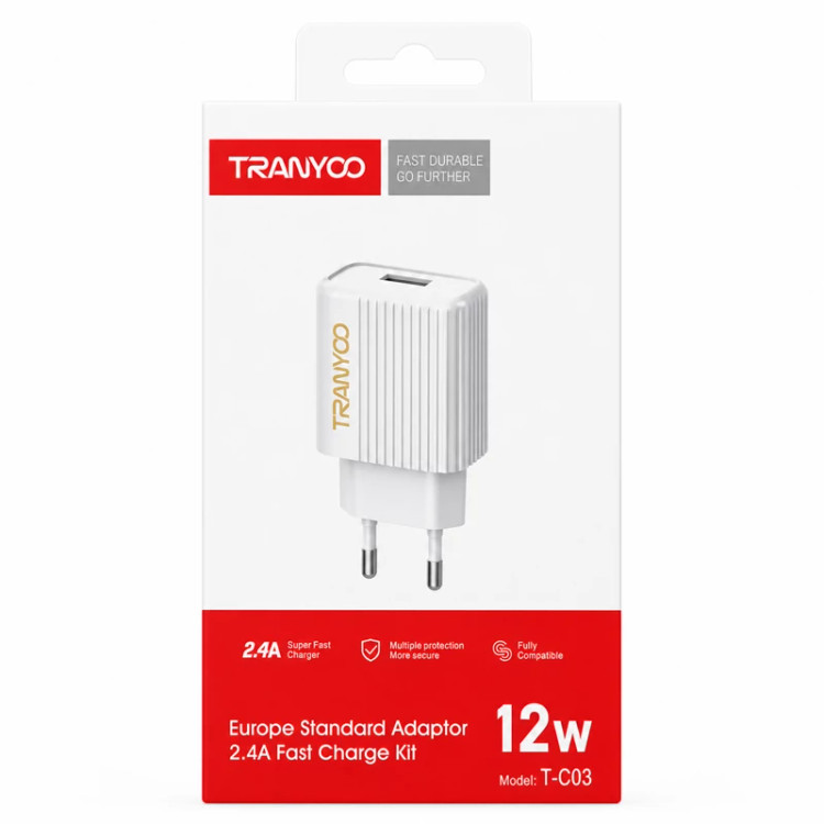 شارژر TRANYOO مدل T-C03
