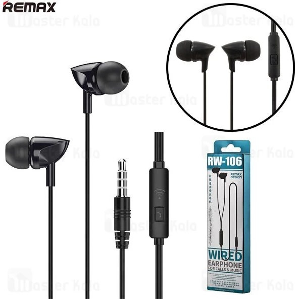 هندزفری سیمی ریمکس مدل RW-106