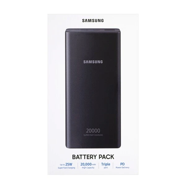 پاوربانک 25 وات سامسونگ مدل EB-P5300 ظرفیت 20000 میلی آمپر ساعت سوپرفست شارژ