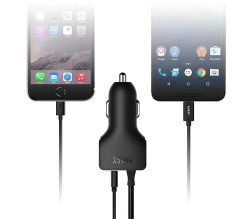شارژر فندکی آکی مدل AUKEY CC-Y4