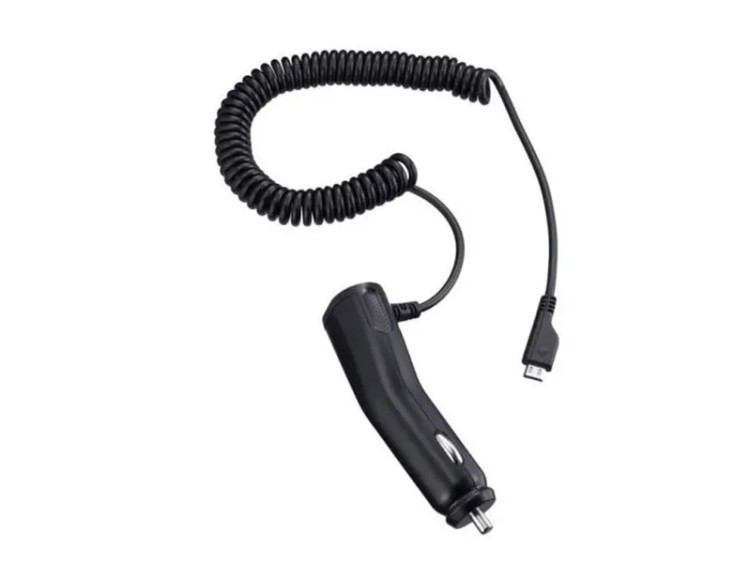 شارژر فندکی سامسونگ با کابل متصل میکرو (microUSB)