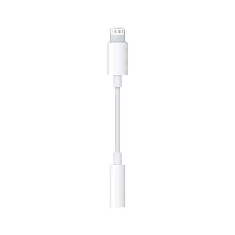 مبدل Lightning به جک 3.5 میلیمتری اپل، طول 0.1 متر، اورجینال اپل استور