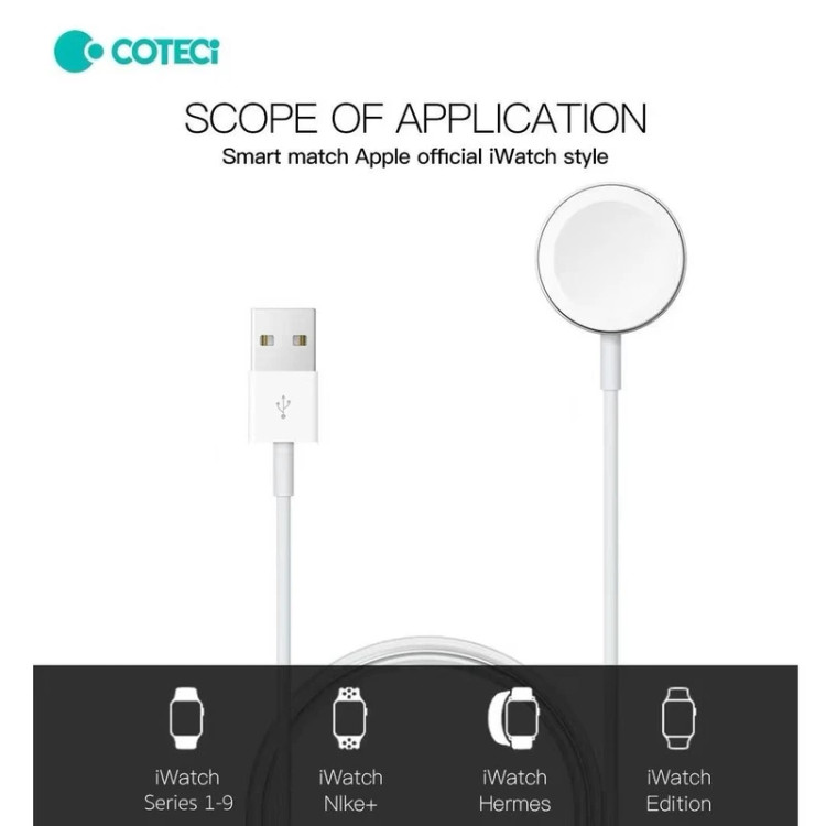 کابل شارژ اپل واچ کوتتسی مدل CS5162