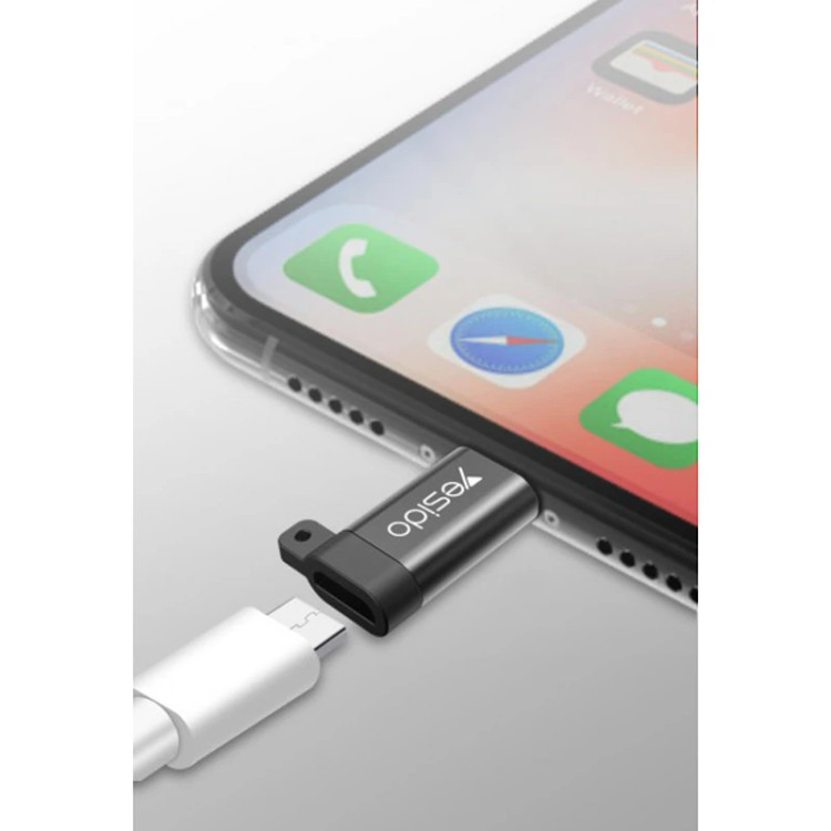مبدل میکرو USB به لایتنینگ یسیدو مدل GS05