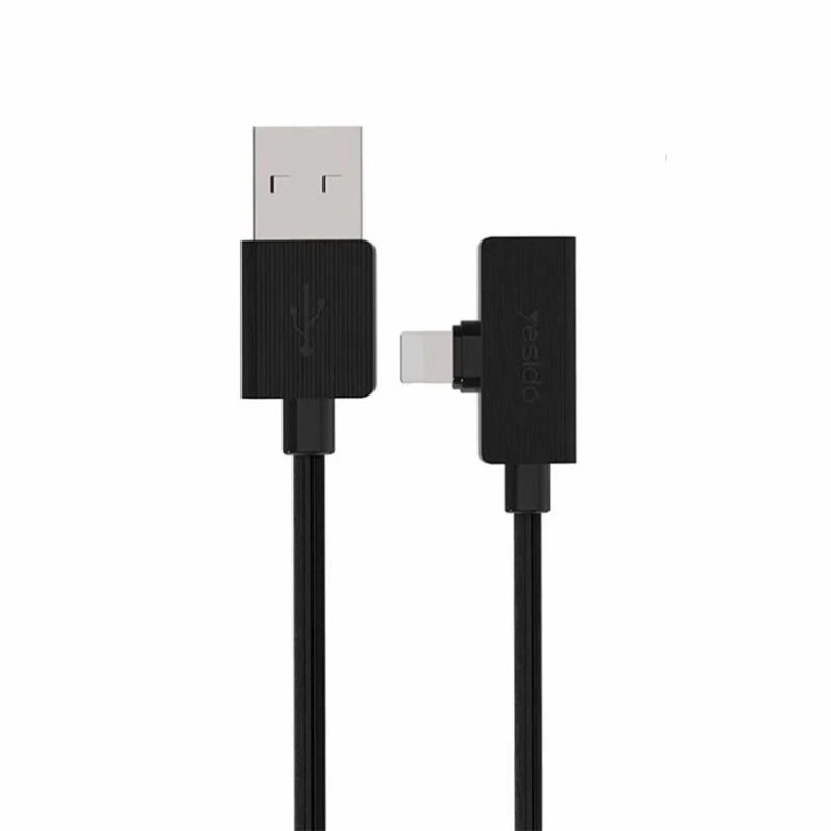 کابل تبدیل 1 به 2 لایتنینگ یسیدو مدل YAU03 برای استفاده همزمان شارژر و هندزفری آیفون با طول 1.2 متر