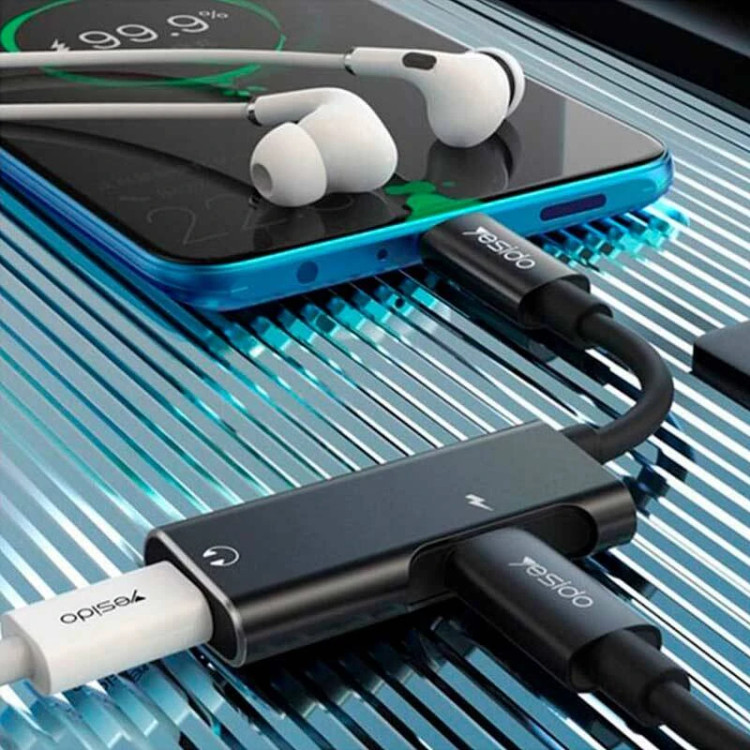 مبدل 1 به 2 USB-C یسیدو مدل YAU23