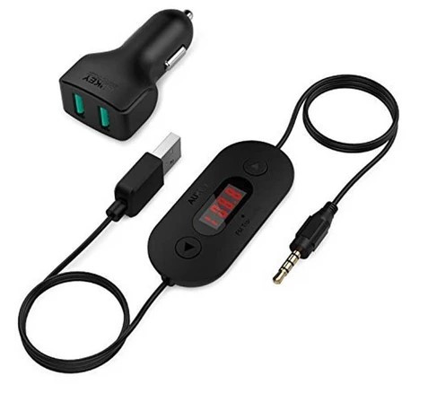 شارژر فندکی آکی مدل BT-F2 به همراه فرستنده FM
