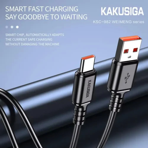 کابل فست شارژ تایپ-C مدل KAKUSIGA